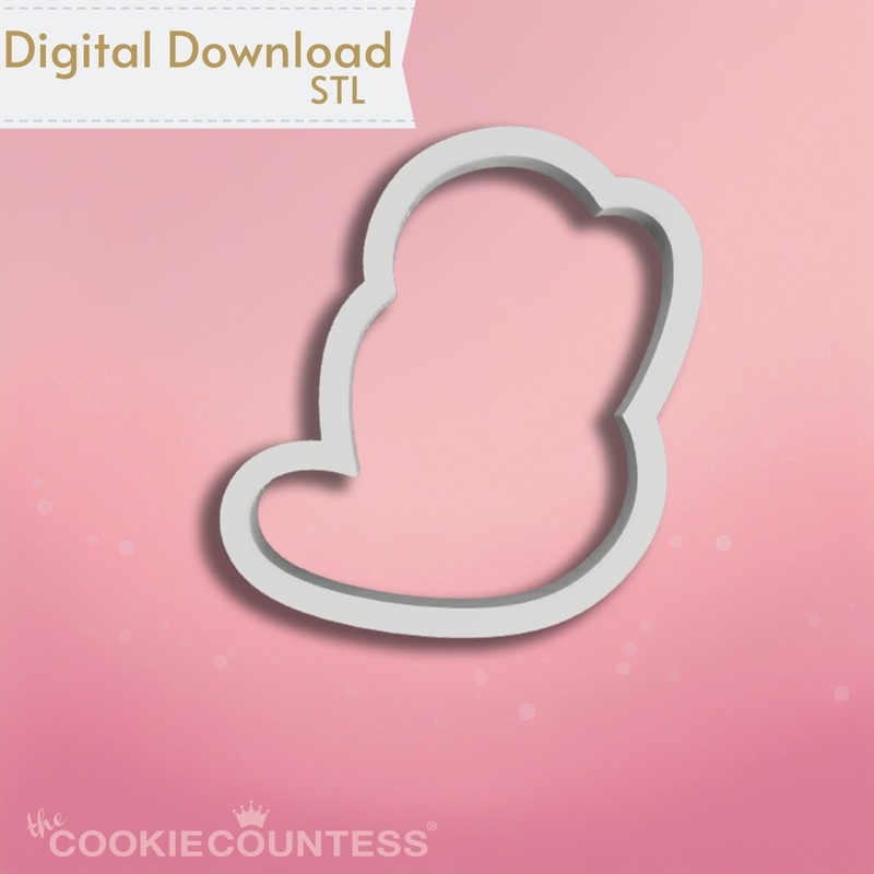 Mermaid Cookie Cutter STL