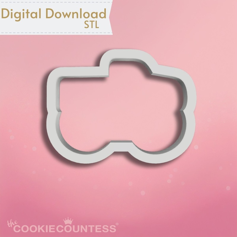 Monster Truck Cookie Cutter STL