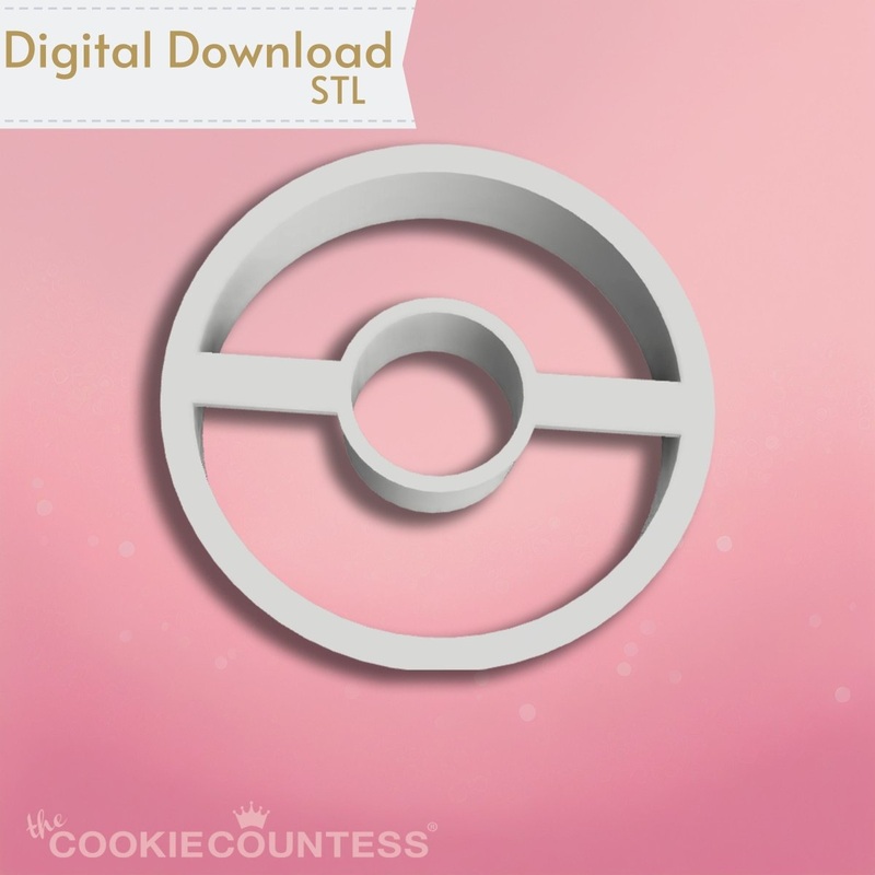 Old Fashioned Donut Cookie Cutter STL