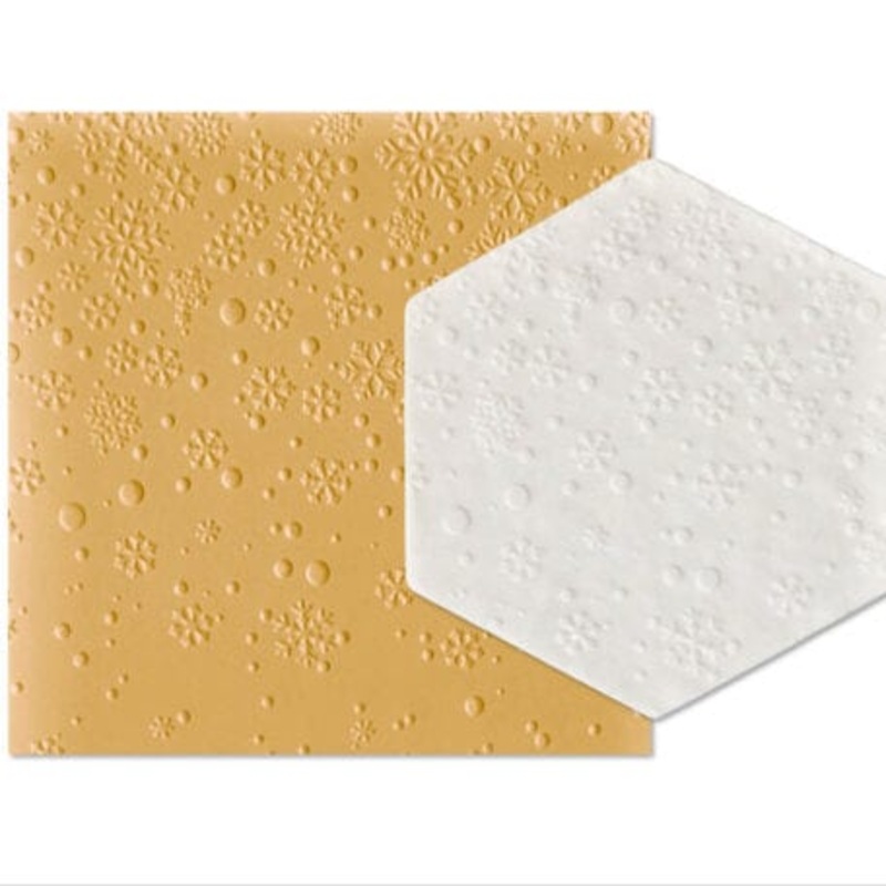 Parchment Texture Sheets - Snowflakes 04