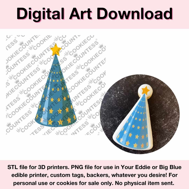 Party Hat 1 - Digital Download, Cutter and/or Artwork