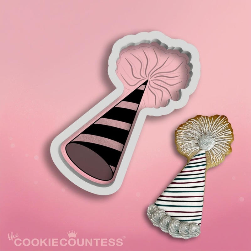 Party Hat 2 Cookie Cutter