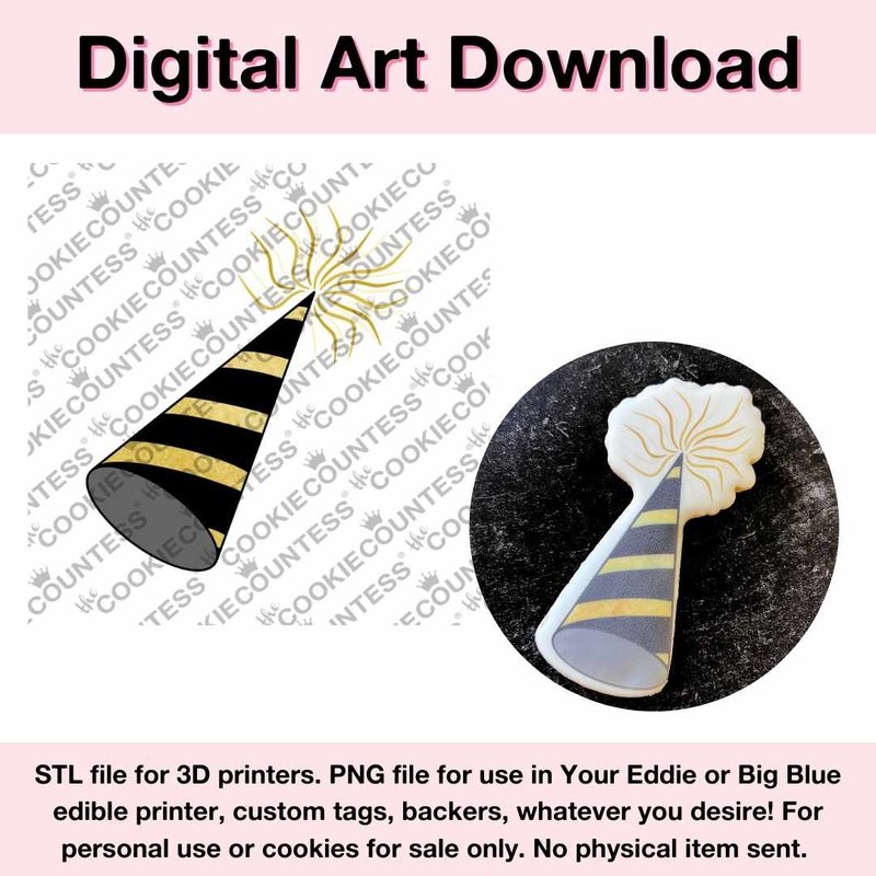 Party Hat 2 - Digital Download, Cutter and/or Artwork