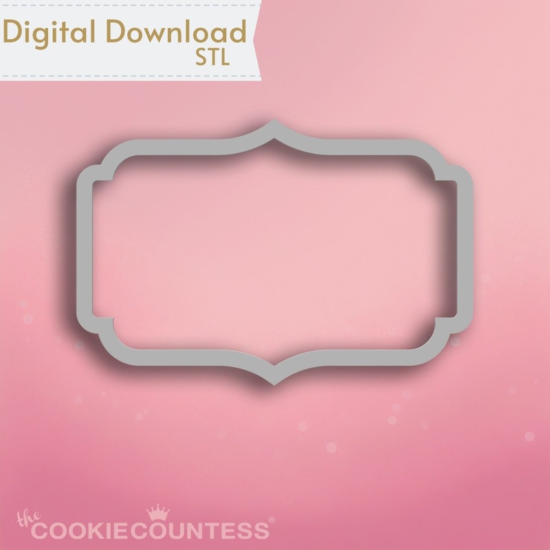 Rhode Island Plaque Cookie Cutter STL