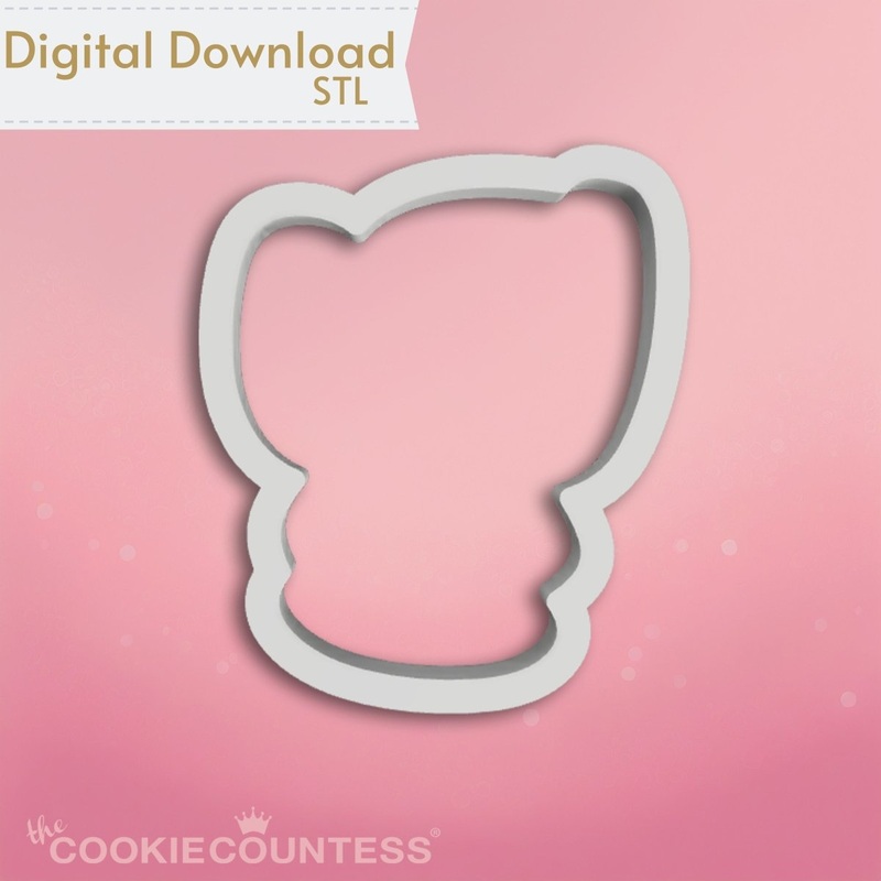 Santa Gift Delivery Cookie Cutter STL