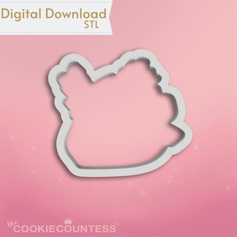 Santa Presents Bag Cookie Cutter STL