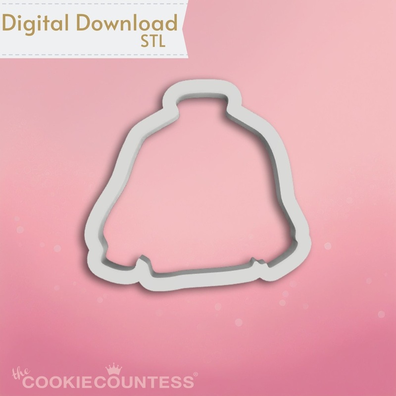 Slouchy Sweater Cookie Cutter STL