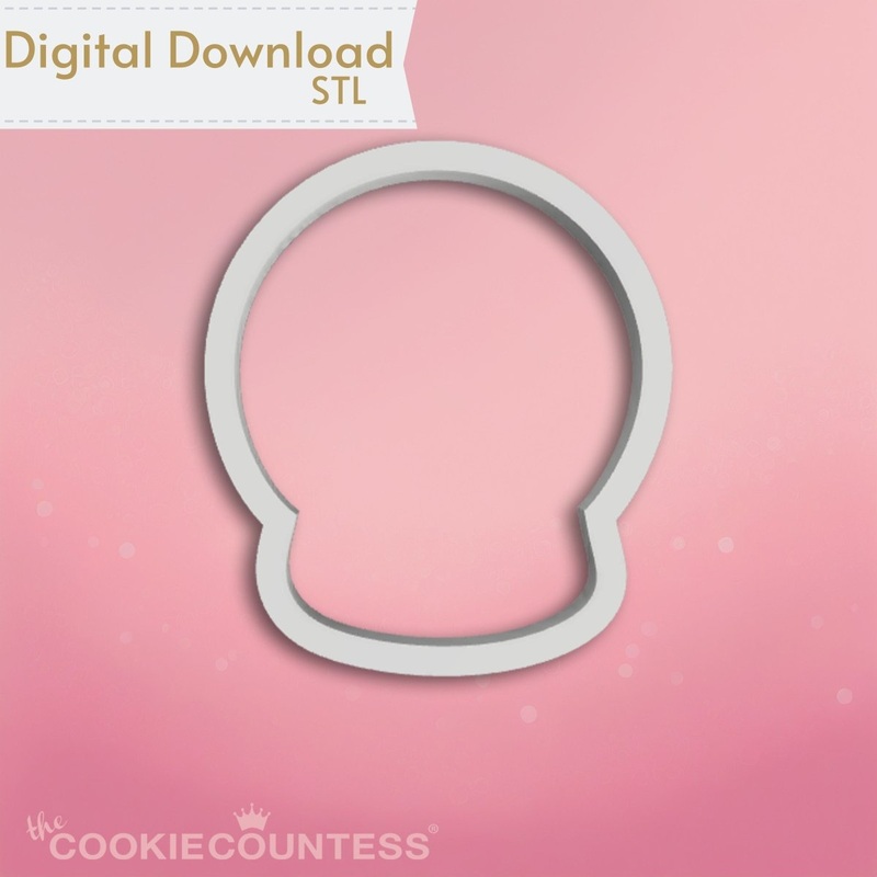 Snow Globe Scene Cookie Cutter STL