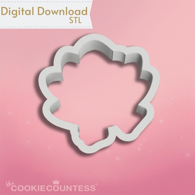 Thanksgiving Turkey Cookie Cutter STL