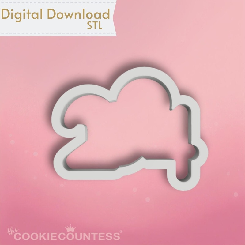 Thin Numbers 2024 Cookie Cutter STL
