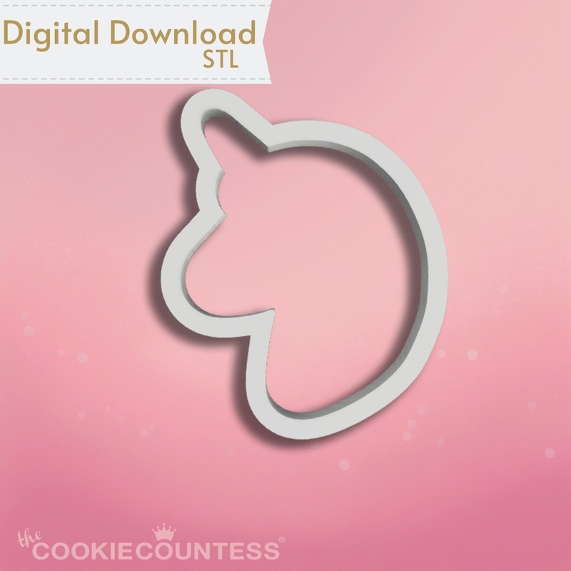 Unicorn Cookie Cutter STL
