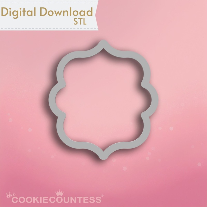 Warwick Plaque Cookie Cutter STL