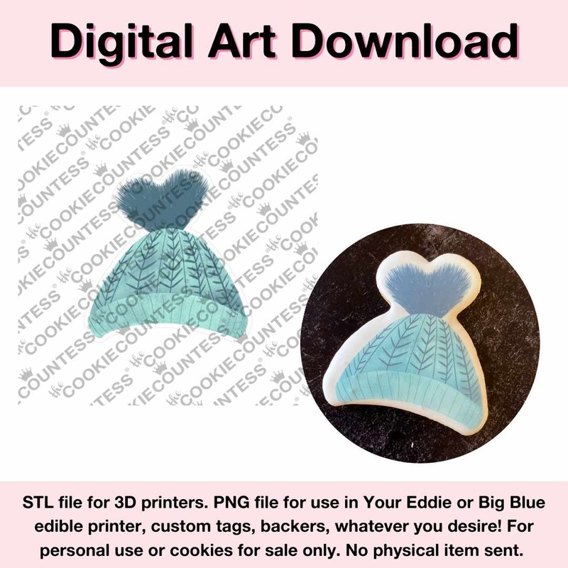 Winter Hat - Digital Download, Cutter and/or Artwork
