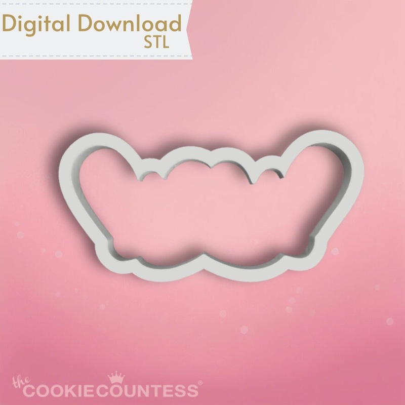 Winter Mittens Cookie Cutter STL