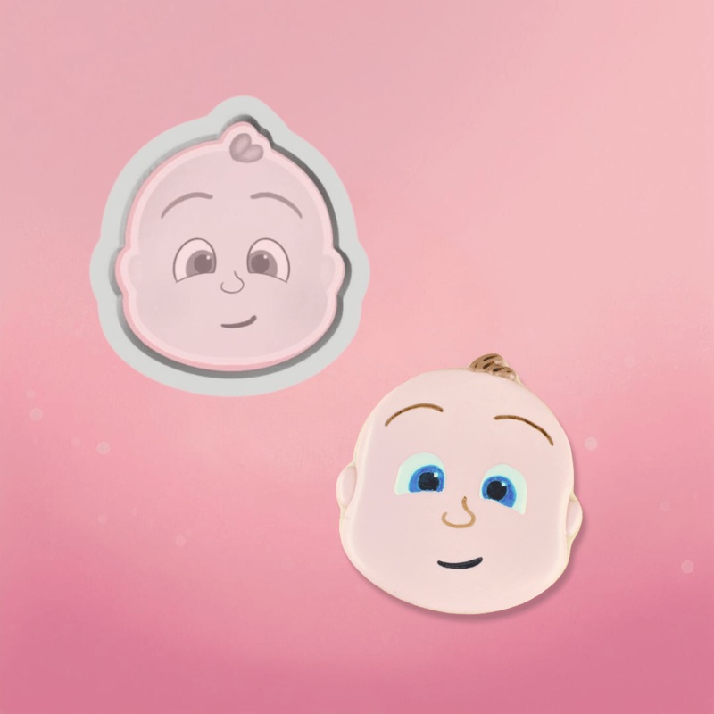 Baby Face Cookie Cutter