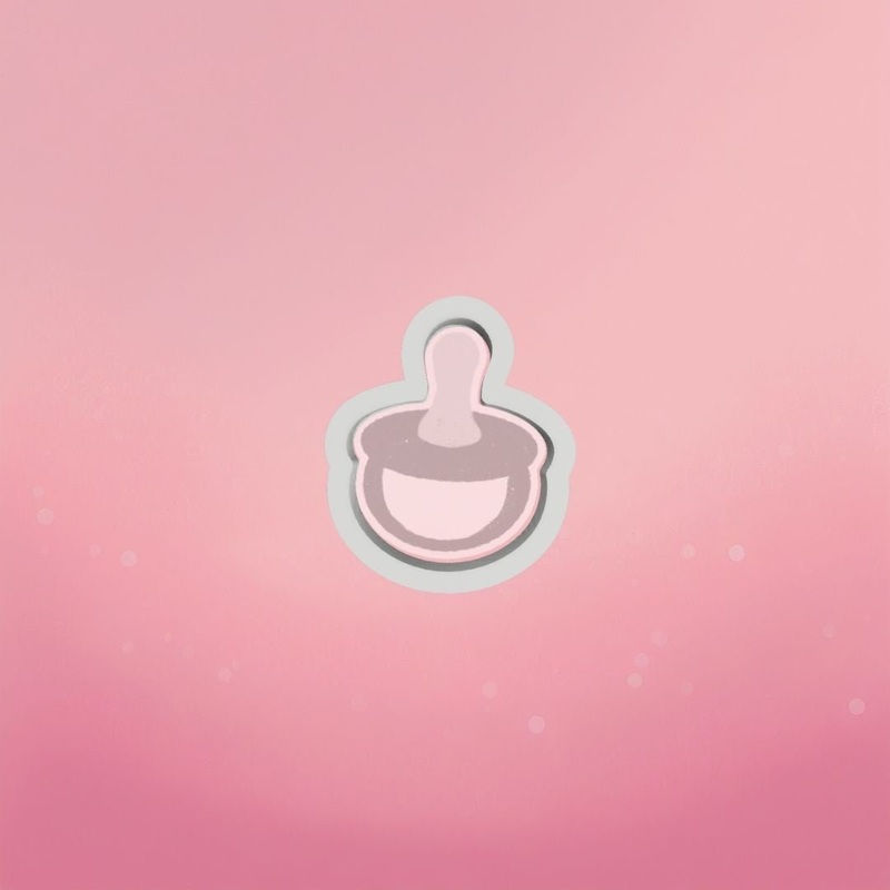 Baby Pacifier Cookie Cutter