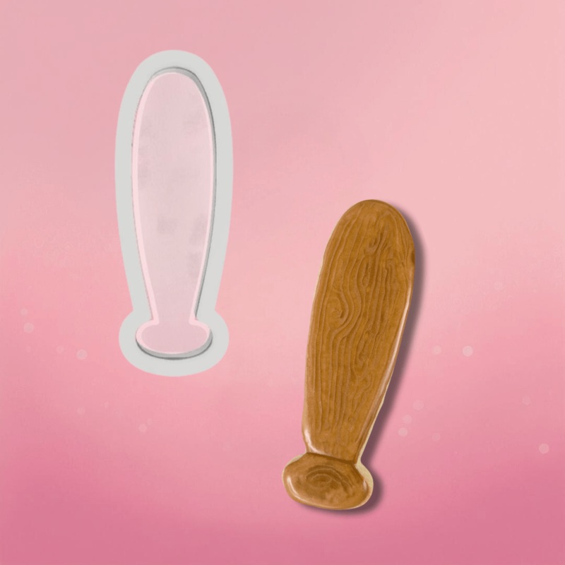Baseball Bat Cookie Cutter