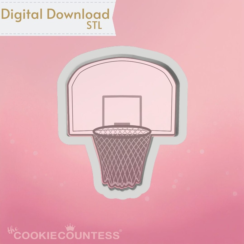 Basketball Hoop Cookie Cutter STL
