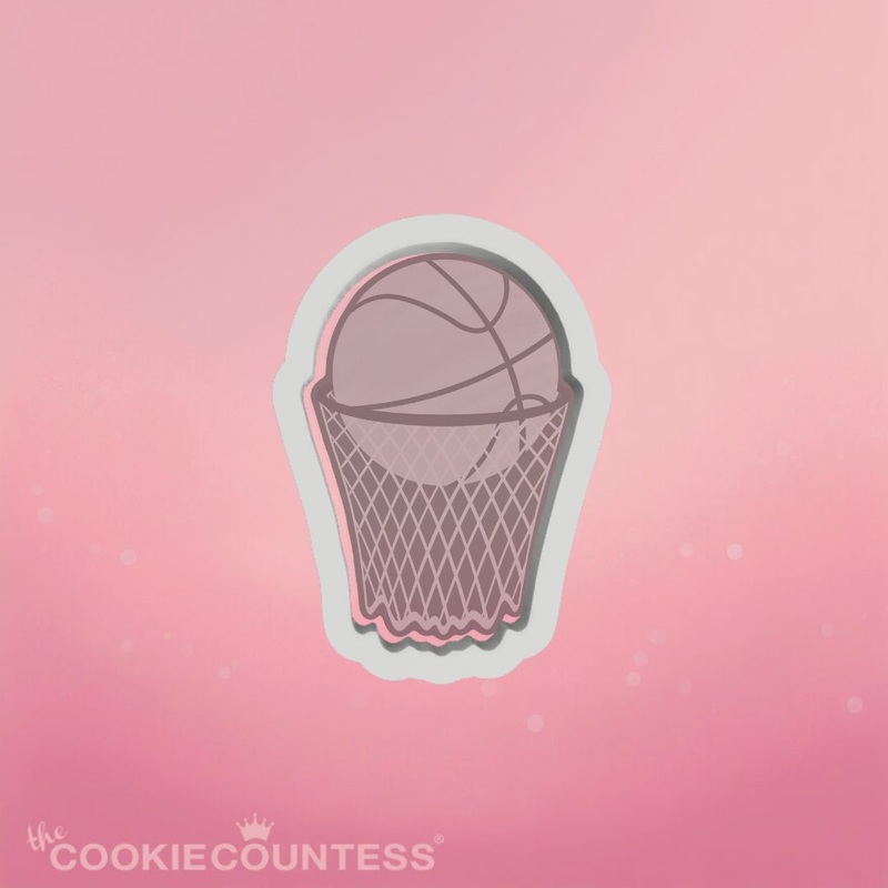 Basketball with Rim Cookie Cutter