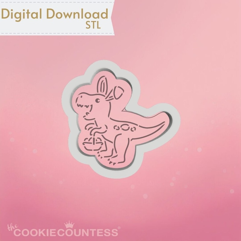 Bunnysaurus PYO Cookie Cutter STL
