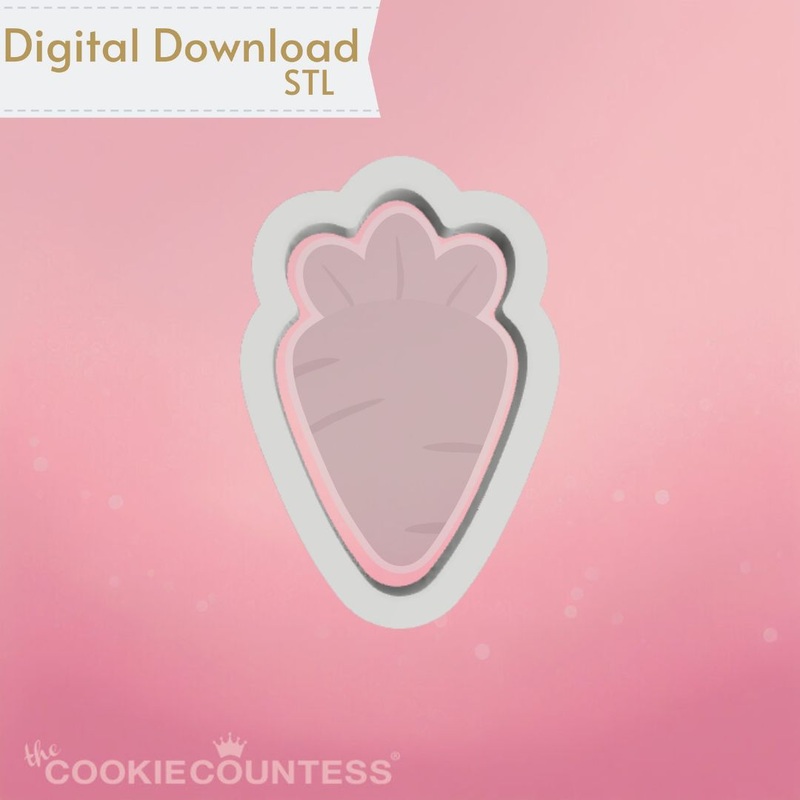 Carrot Cookie Cutter STL