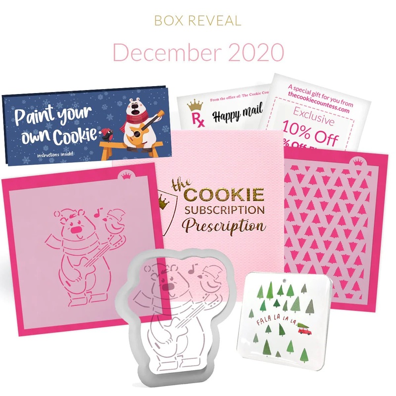 December 2020 Cookie Subscription Prescription Box
