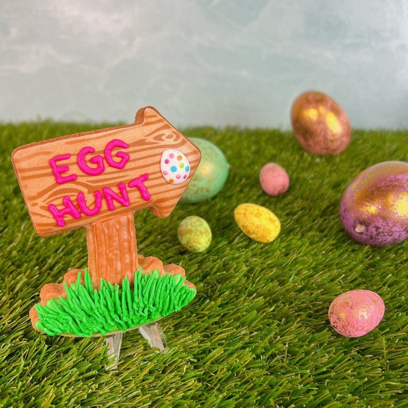 Egg Hunt Sign Cookie Cutter