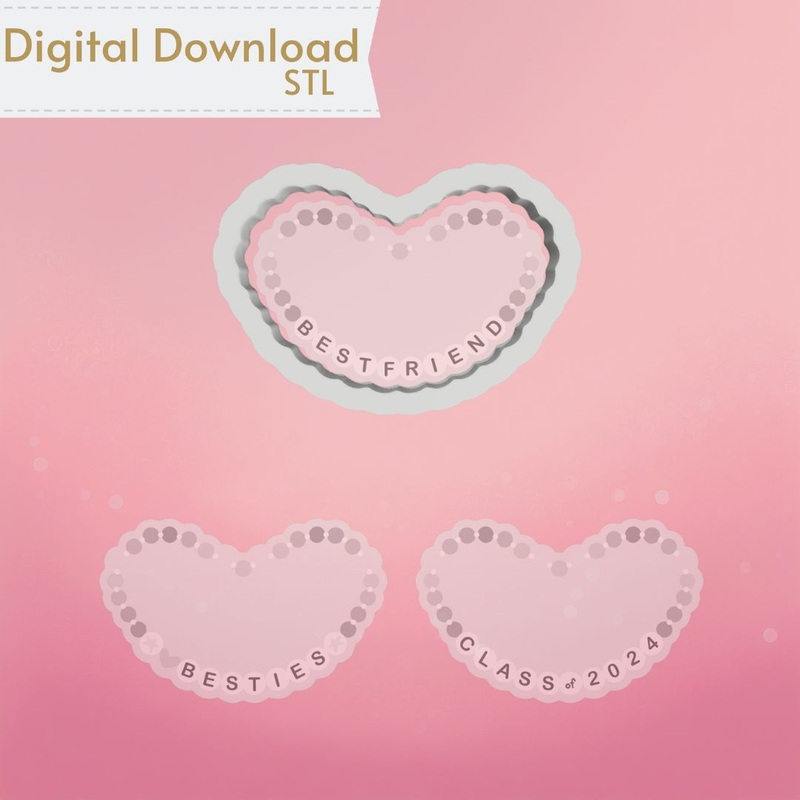Friendship Bracelet Cookie Cutter STL