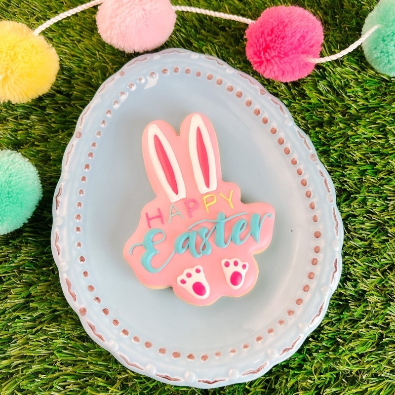 Happy Easter Ears Cookie Cutter