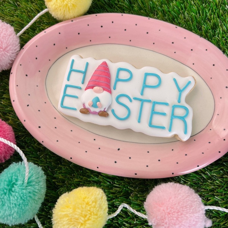 Happy Gnome Easter Cookie Cutter