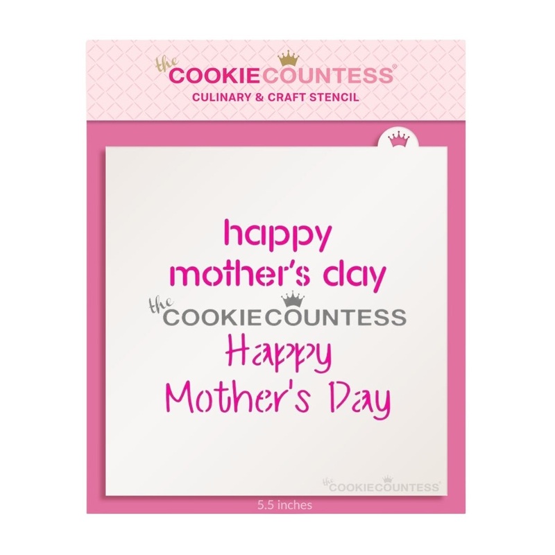 Happy Mother's Day Stencil