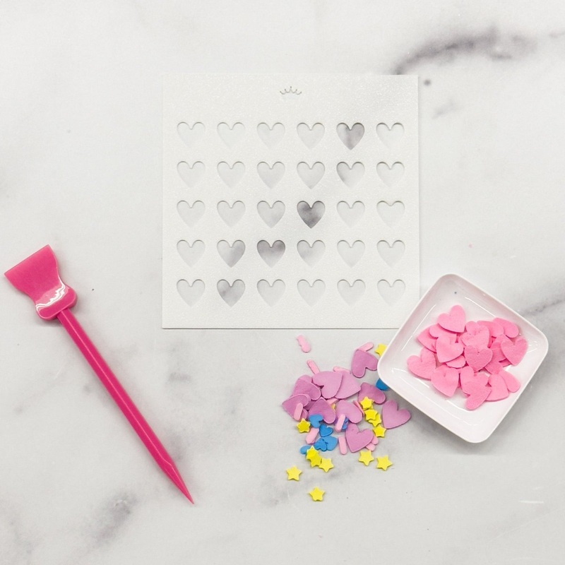 Large Heart Sprinkle Stencil