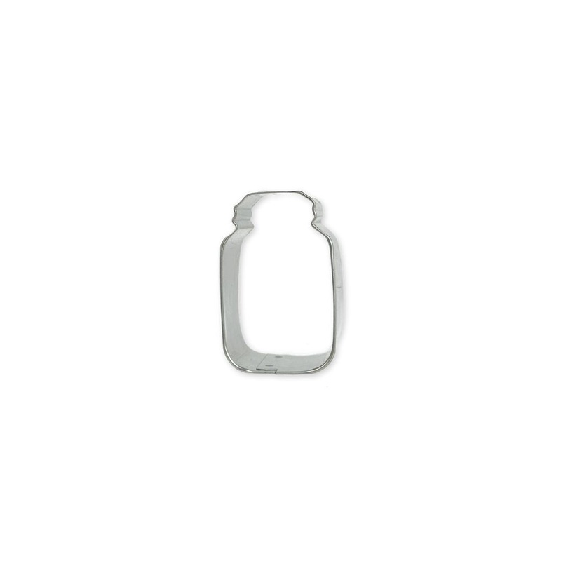 Mini Mason Jar Cookie Cutter 2"