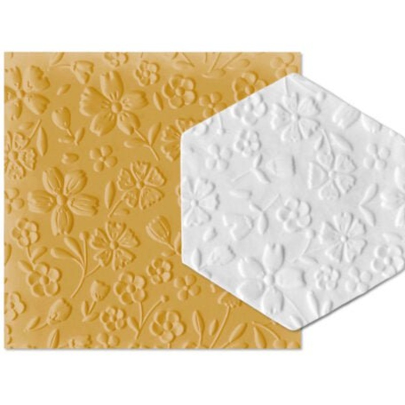 Parchment Texture Sheets - Floral 16