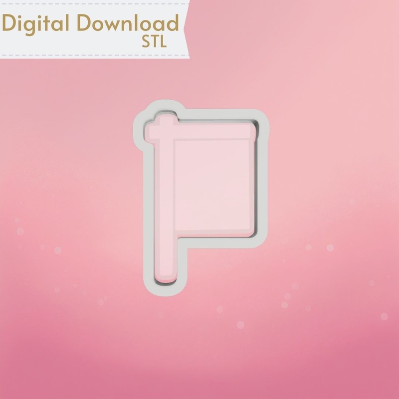 Realtor Sign Cookie Cutter STL