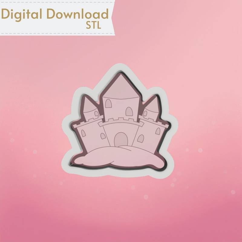 Sand Castle Cookie Cutter STL