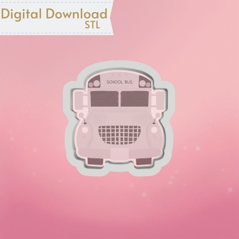 School Bus Cookie Cutter STL