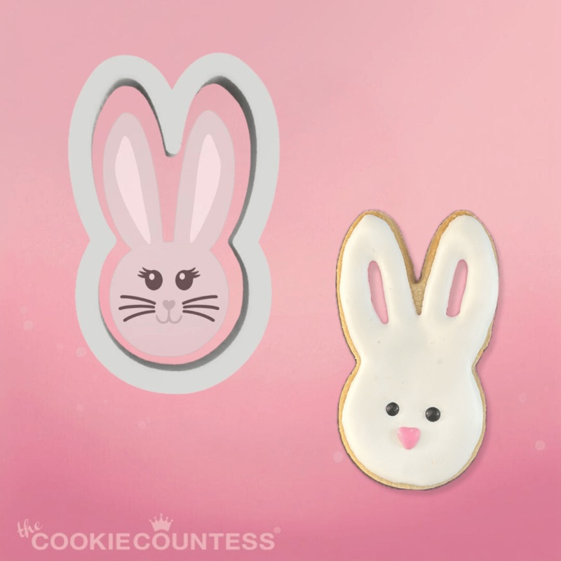 Small Bunny Face Cookie Cutter