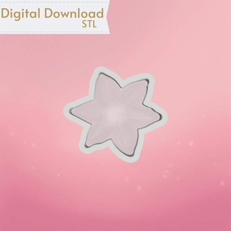 Spring Flower Cookie Cutter STL