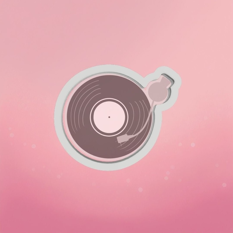 Vinyl Record Player Cookie Cutter