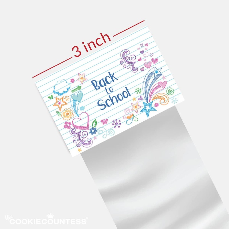 Bag Topper 3" Back to School
