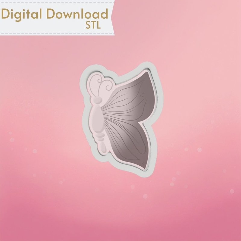 Butterfly Cookie Cutter STL