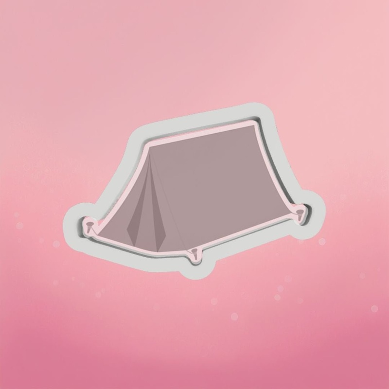 Camping Tent Cookie Cutter