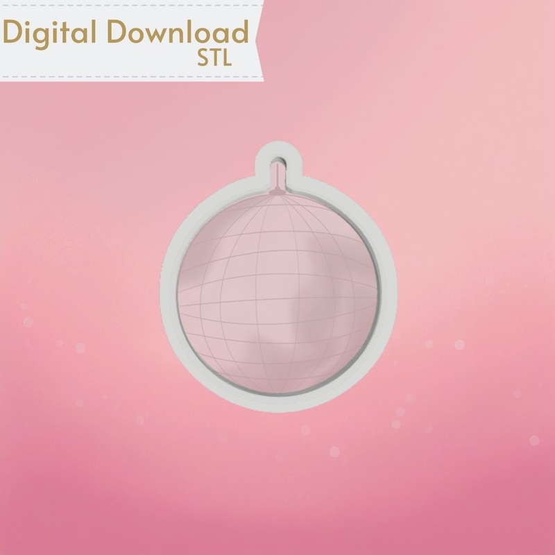 Disco Ball Cookie Cutter STL