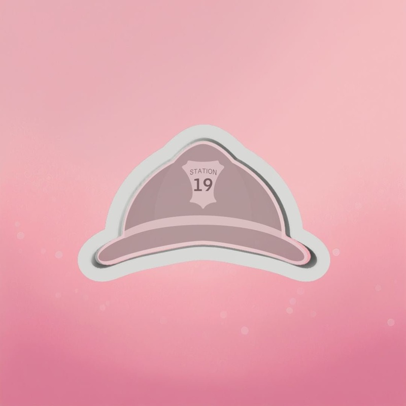 Firefighter Helmet Cookie Cutter