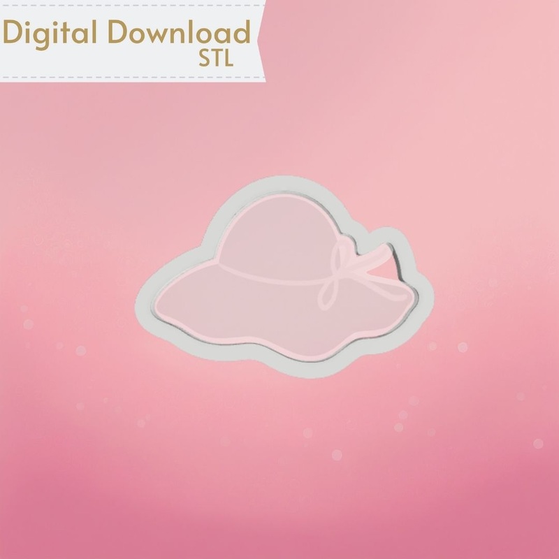 Floppy Hat Cookie Cutter STL