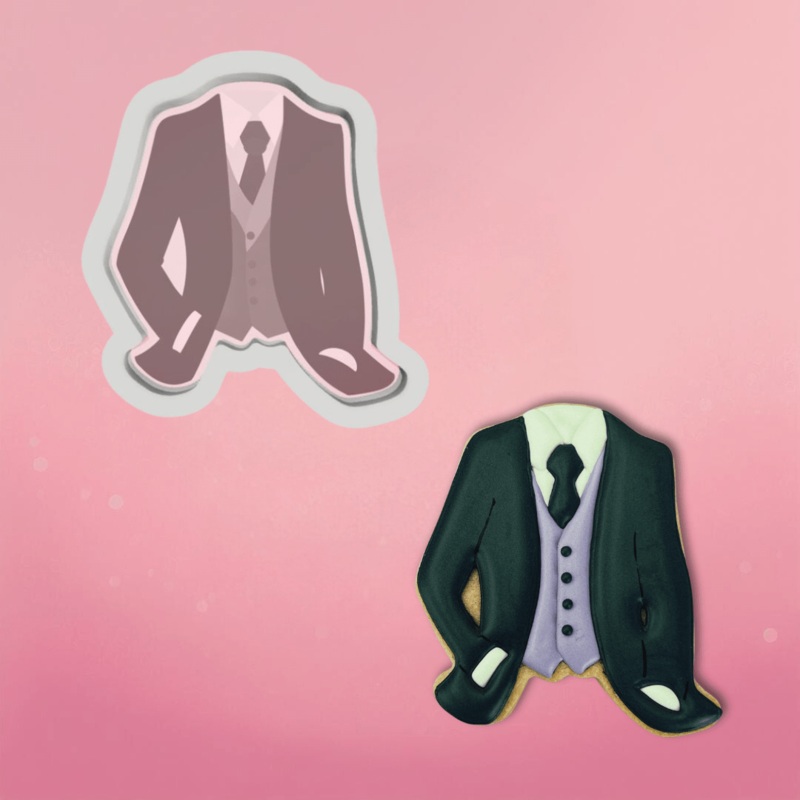 Groom Suit Cookie Cutter