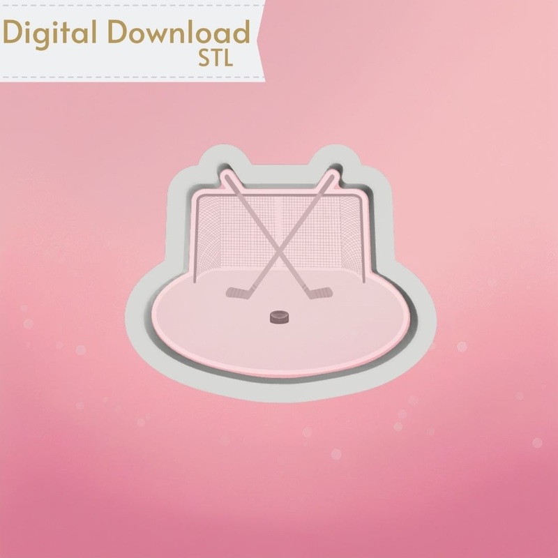 Hockey Net Cookie Cutter STL