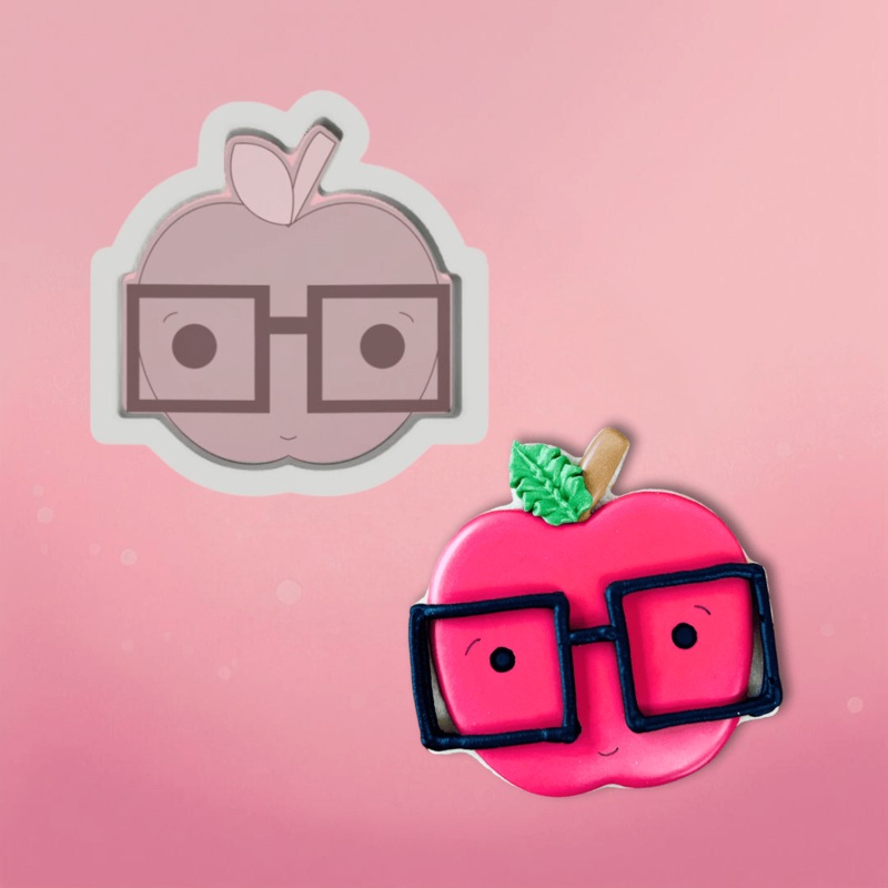 Nerdy Apple Cookie Cutter