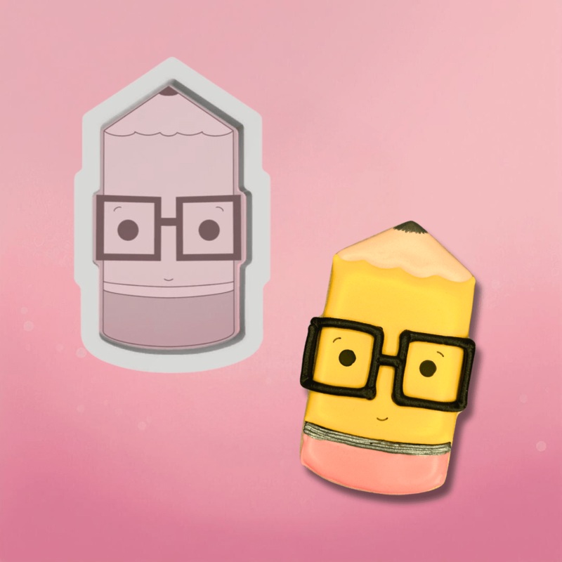 Nerdy Pencil Cookie Cutter